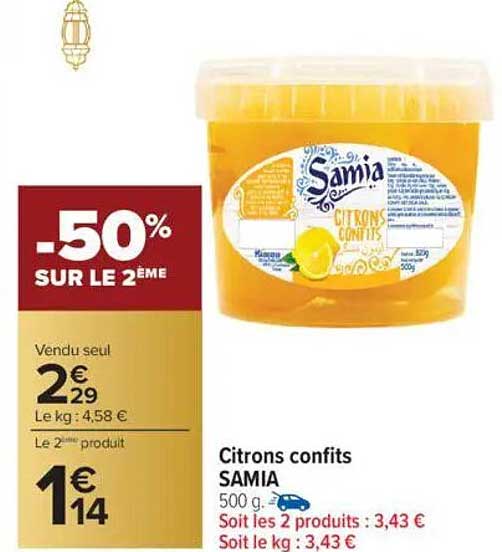 Citrons confits SAMIA
