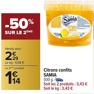 Citrons confits SAMIA