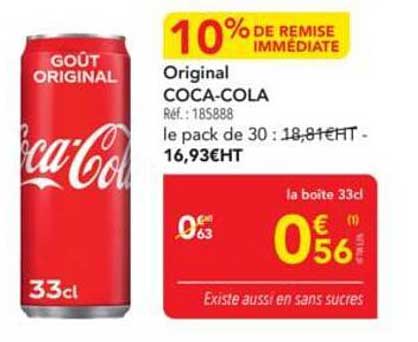 Coca-Cola Original 33cl - Pack de 30