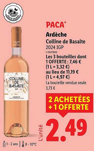 Colline de Basalte 2024 IGP