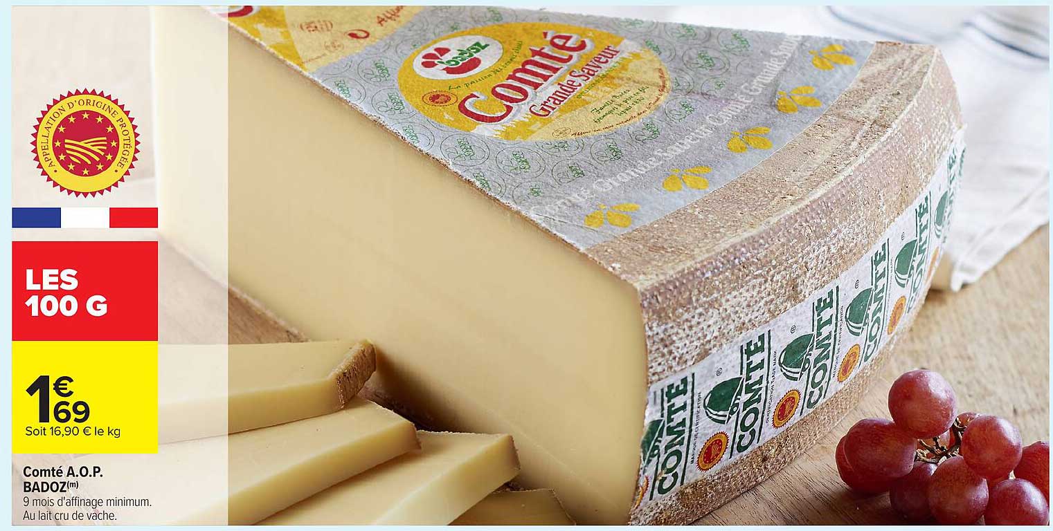 Comté A.O.P. BADOZ 100 G