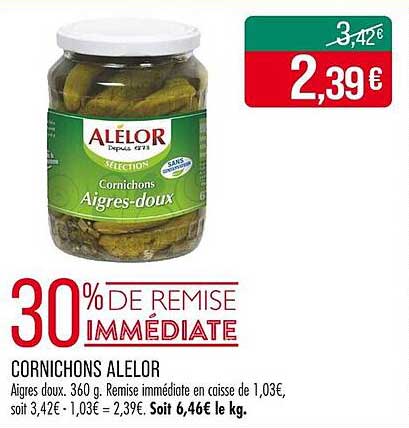CORNICHONS ALELOR