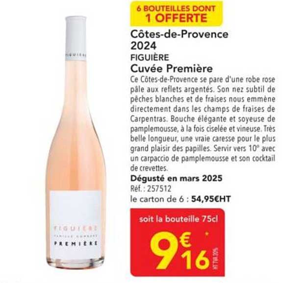 Côtes-de-Provence 2024 FIGUIÈRE Cuvée Première