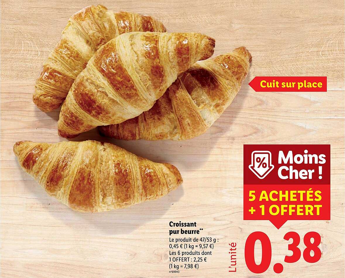 Croissant pur beurre