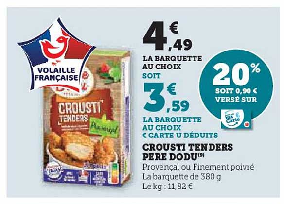 CROUSTI TENDERS PÈRE DODU