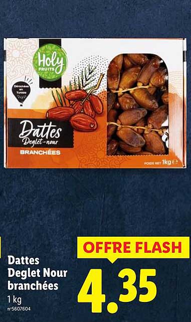 Dattes Deglet Nour branchées