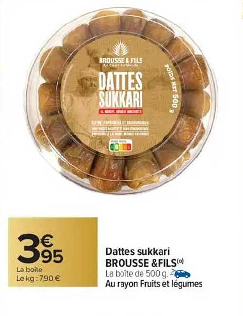 Dattes sukkari BROUSSE & FILS