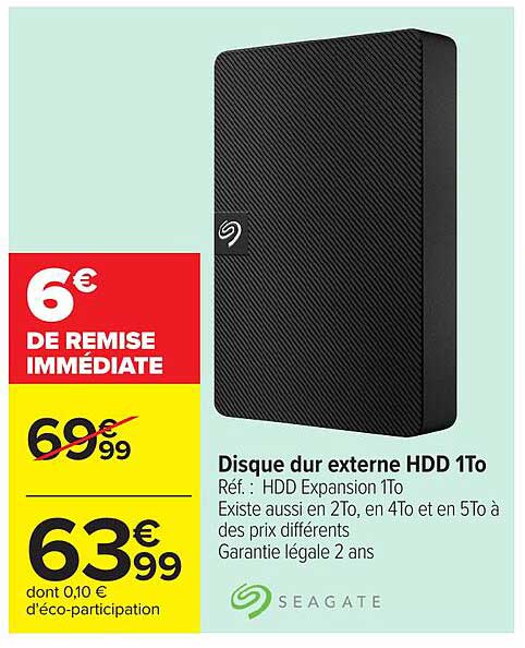Disque dur externe HDD 1To