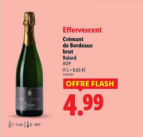 Effervescent - Crémant de Bordeaux brut Balard AOP