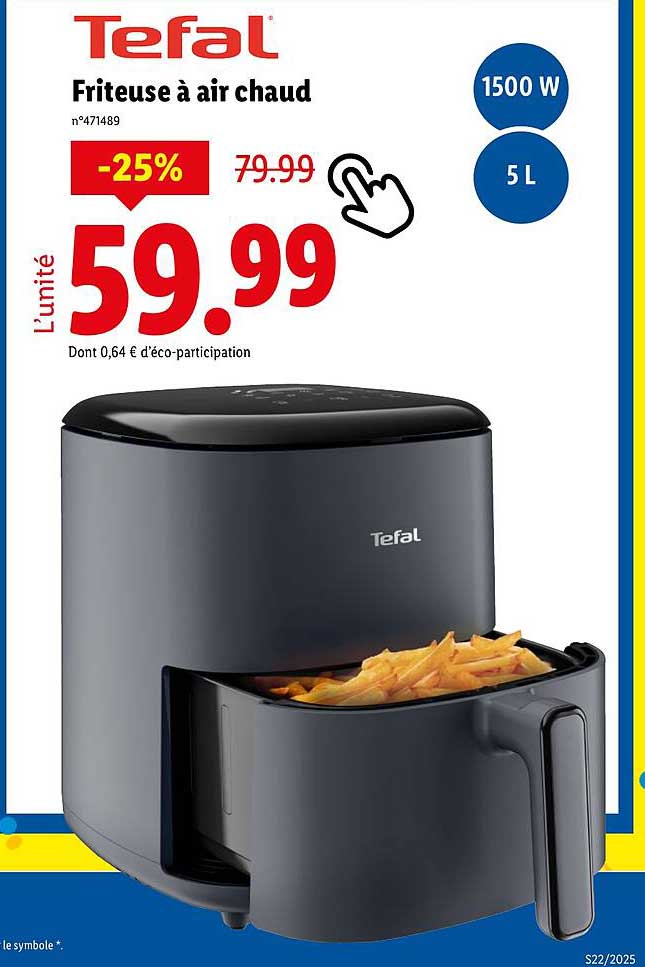 Friteuse à air chaud