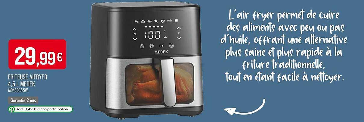 Friteuse Aifryer 4,5 L Medek