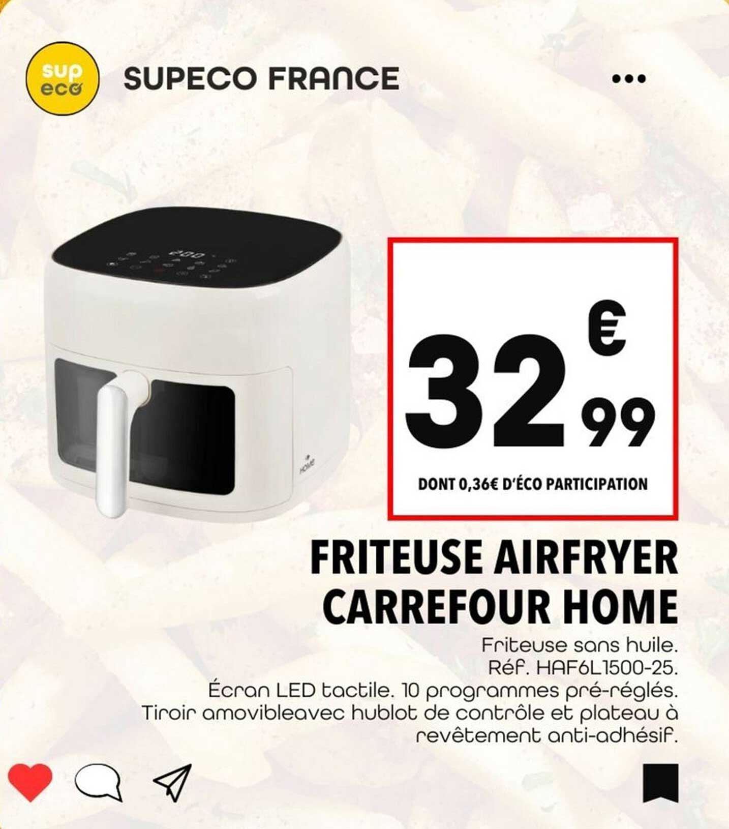 FRITEUSE AIRFRYER CARREFOUR HOME