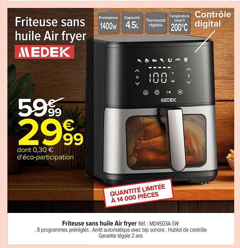 Friteuse sans huile Air fryer