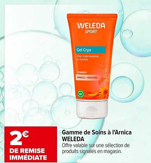 Gamme de Soins à l'Arnica WELEDA