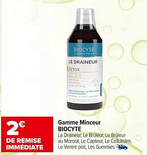 Gamme Minceur BIOCYTE