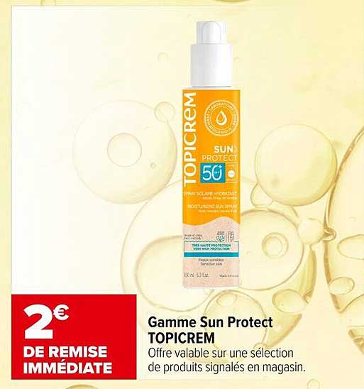Gamme Sun Protect TOPICREM