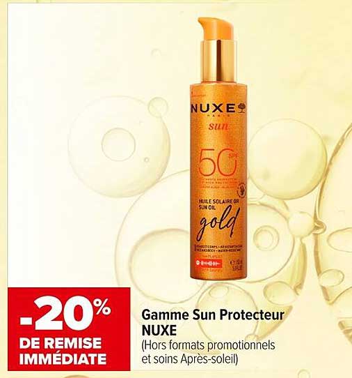 Gamme Sun Protecteur NUXE