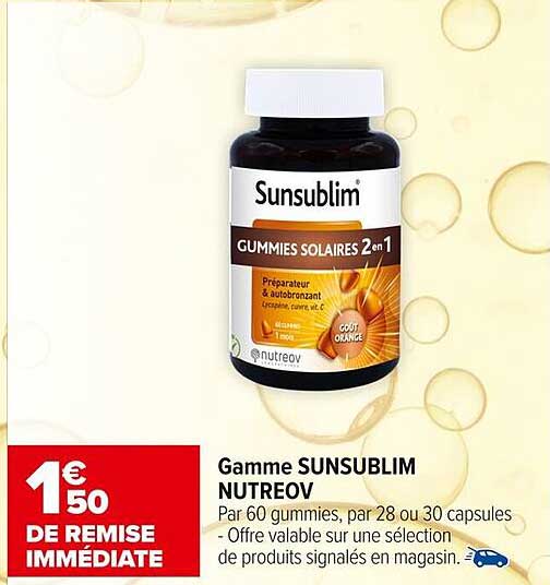 Gamme SUNSUBLIM NUTREOV