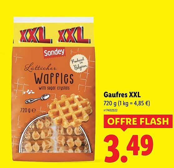 Gaufres XXL