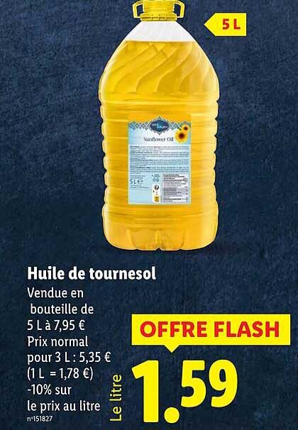 Huile de tournesol