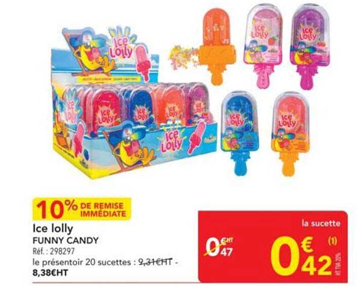 Ice lolly FUNNY CANDY