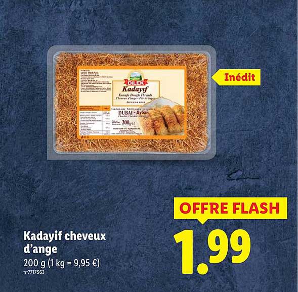 Kadayıf cheveux d’ange