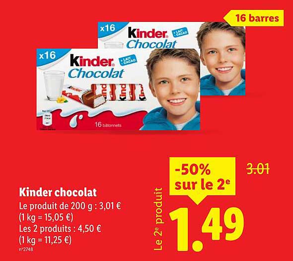 Kinder chocolat