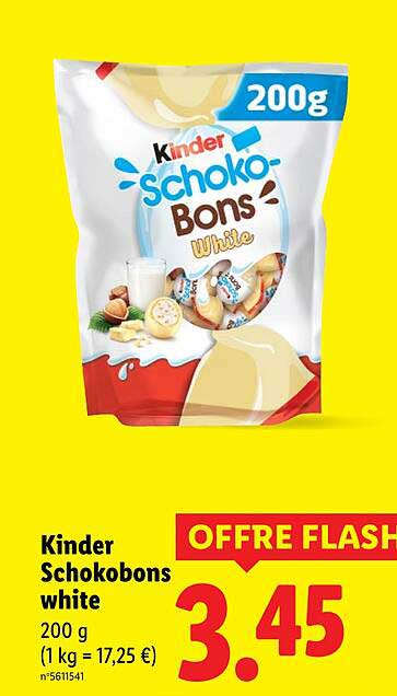 Kinder Schokobons white