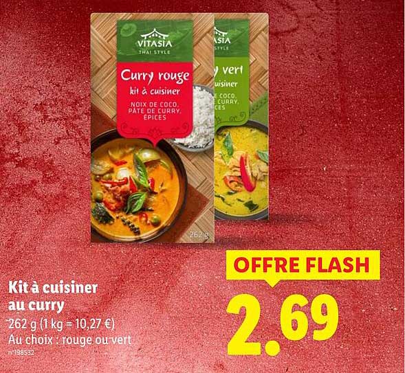 Kit à cuisiner au curry