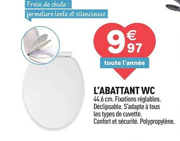 L'ABATTANT WC