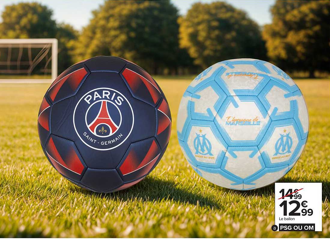 Le ballon PSG ou OM