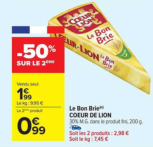 Le Bon Brie(n) COEUR DE LION