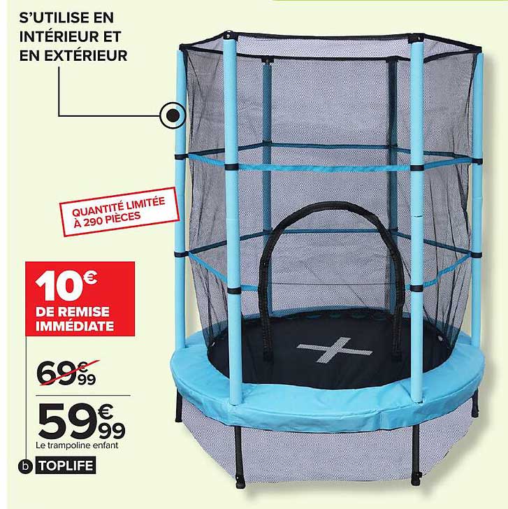 Le trampoline enfant