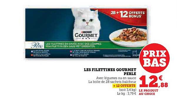 LES FILETTINES GOURMET PERLE
