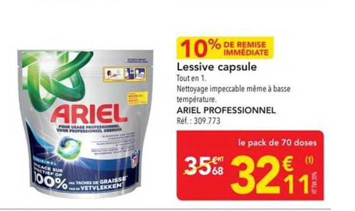 Lessive capsule Tout en 1
