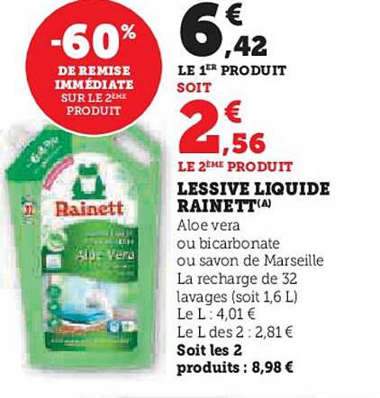 LESSIVE LIQUIDE RAINETT(A)