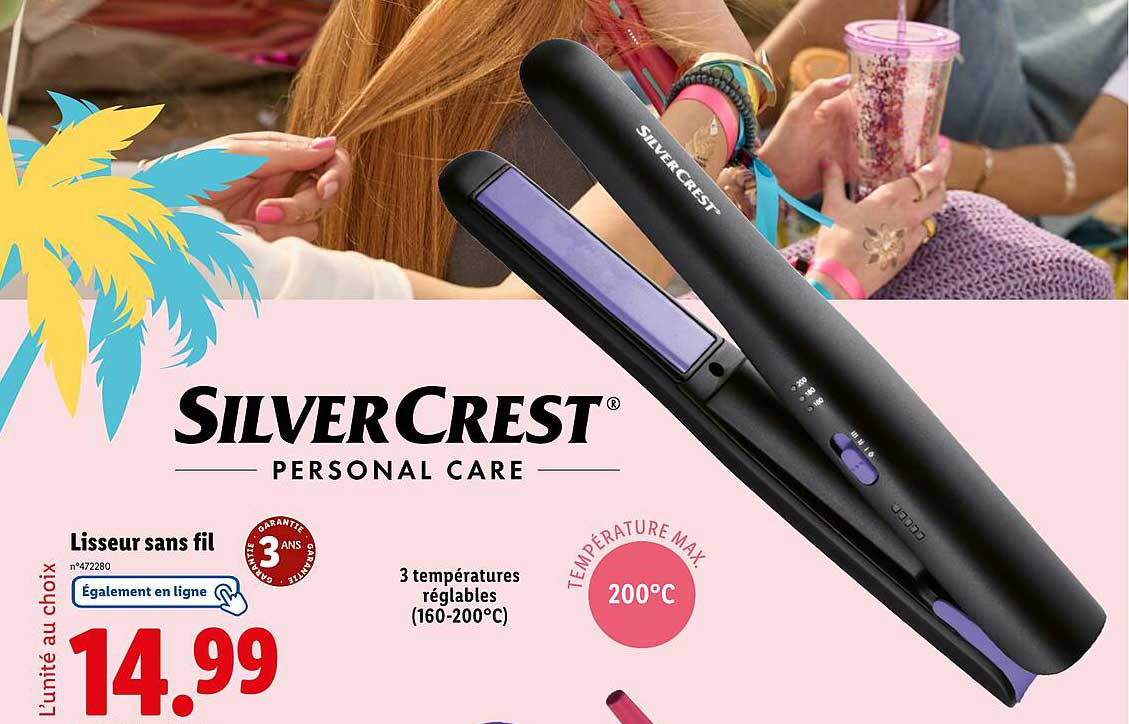Lisseur sans fil SilverCrest