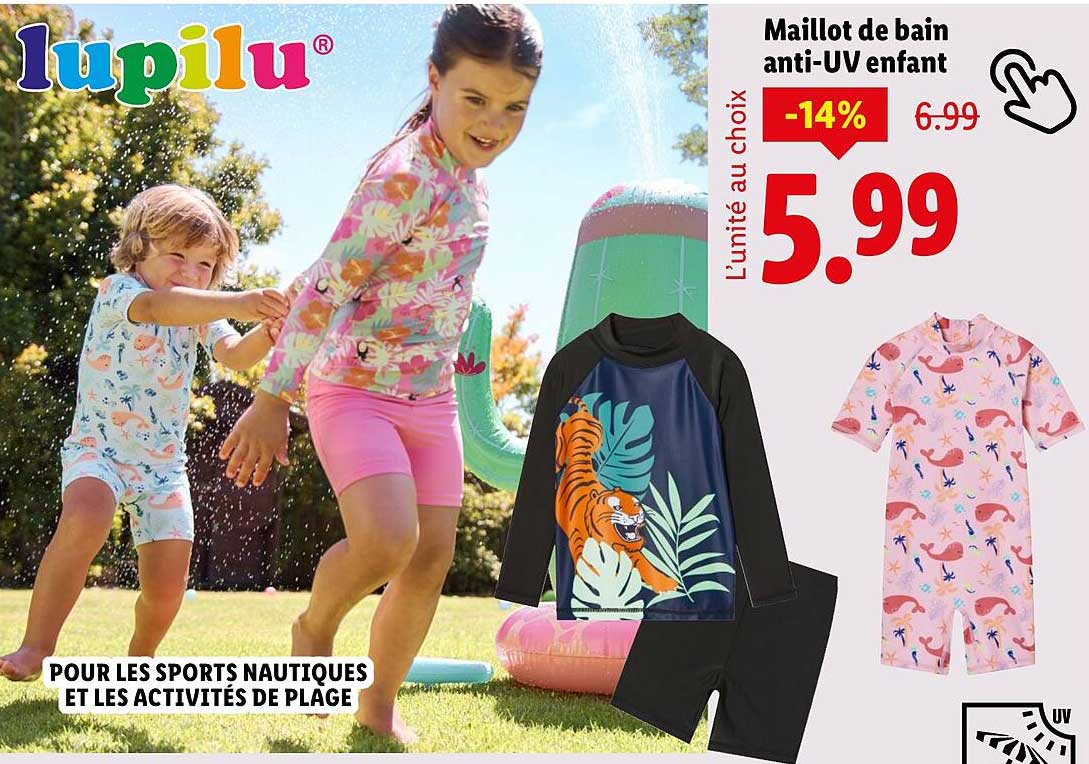 Maillot de bain anti-UV enfant