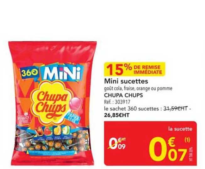 Mini sucettes