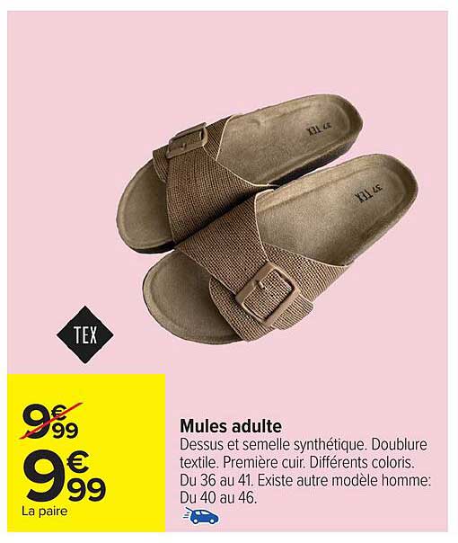 Mules adulte