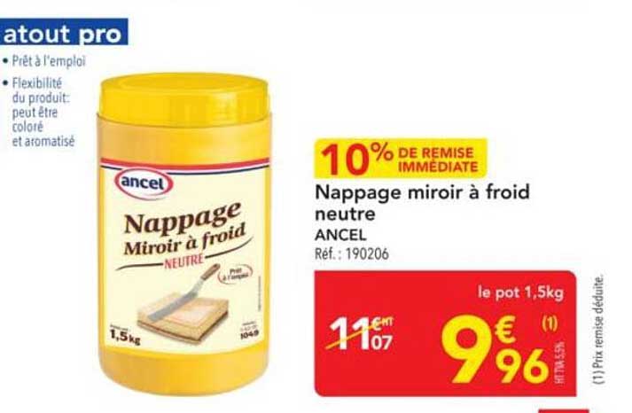Nappage miroir à froid neutre