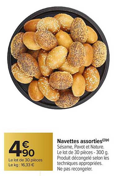Navettes assorties