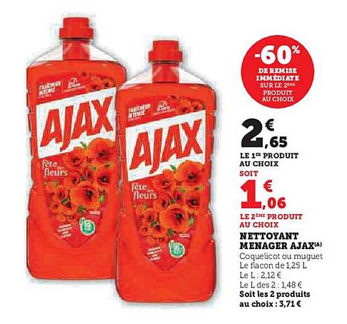 NETTOYANT MENAGER AJAX