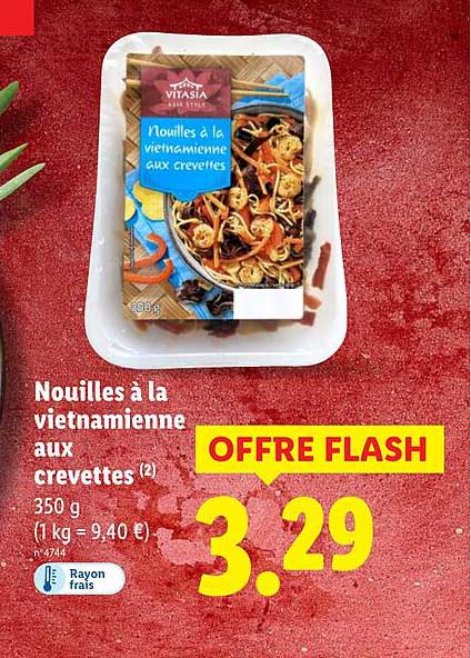 Nouilles à la vietnamienne aux crevettes