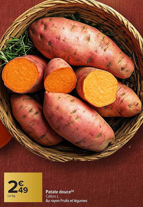 Patate douce Calibre L