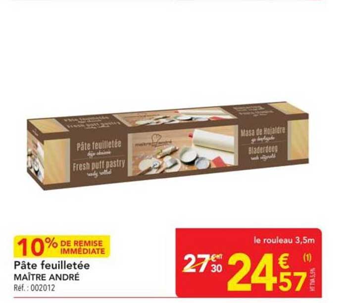 Pâte feuilletée