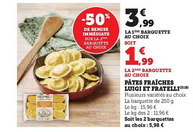 PÂTES FRAÎCHES LUIGI ET FRATELLI