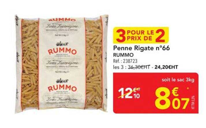 Penne Rigate n°66 RUMMO