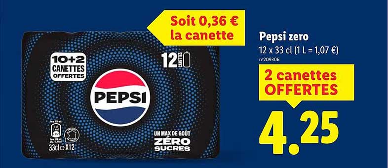 Pepsi zero