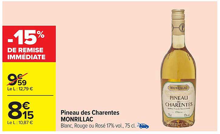 Pineau des Charentes MONRILLAC